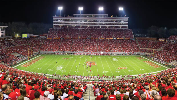 Carter-Finley at night